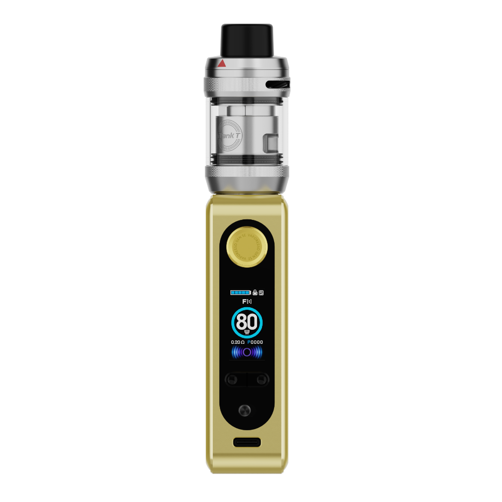 VAPORESSO VAPORESSO GEN SE iTank T gold e-cigarette, digital display, featuring top airflow and top filling