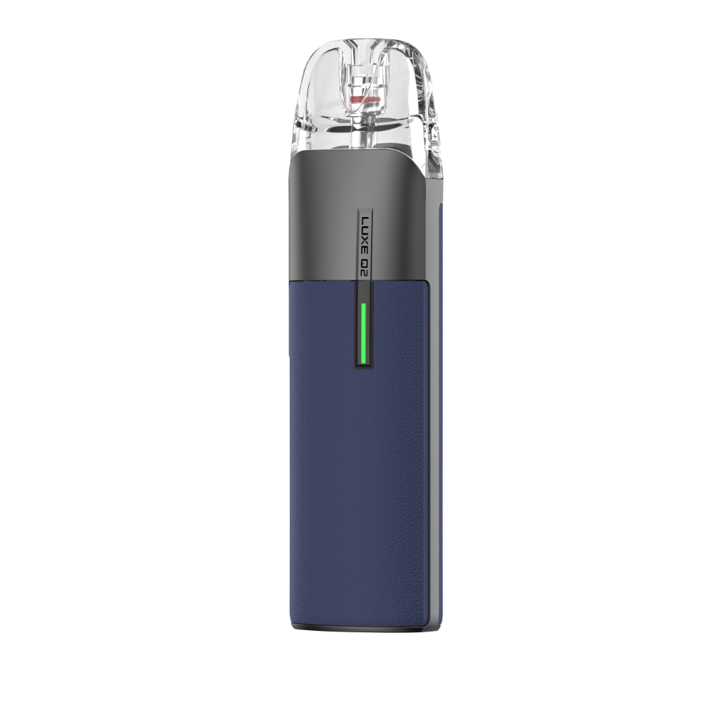 VAPORESSO VAPORESSO LUXE Q2 Pod System, Navy Blue Leather with Adjustable Airflow