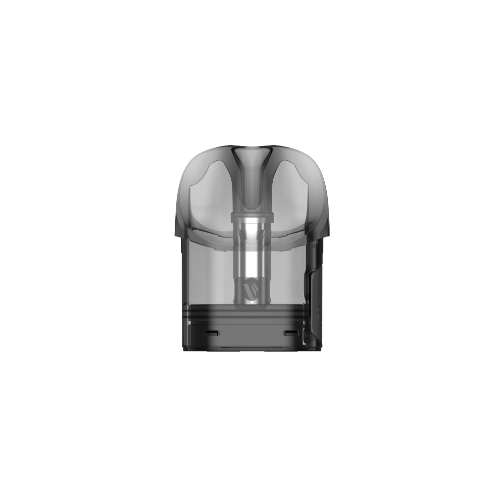 Vaporesso OSMALL Pod 2ml. Transparent design, side-fill, featuring the V logo, essential for the OSMALL pod system kit.