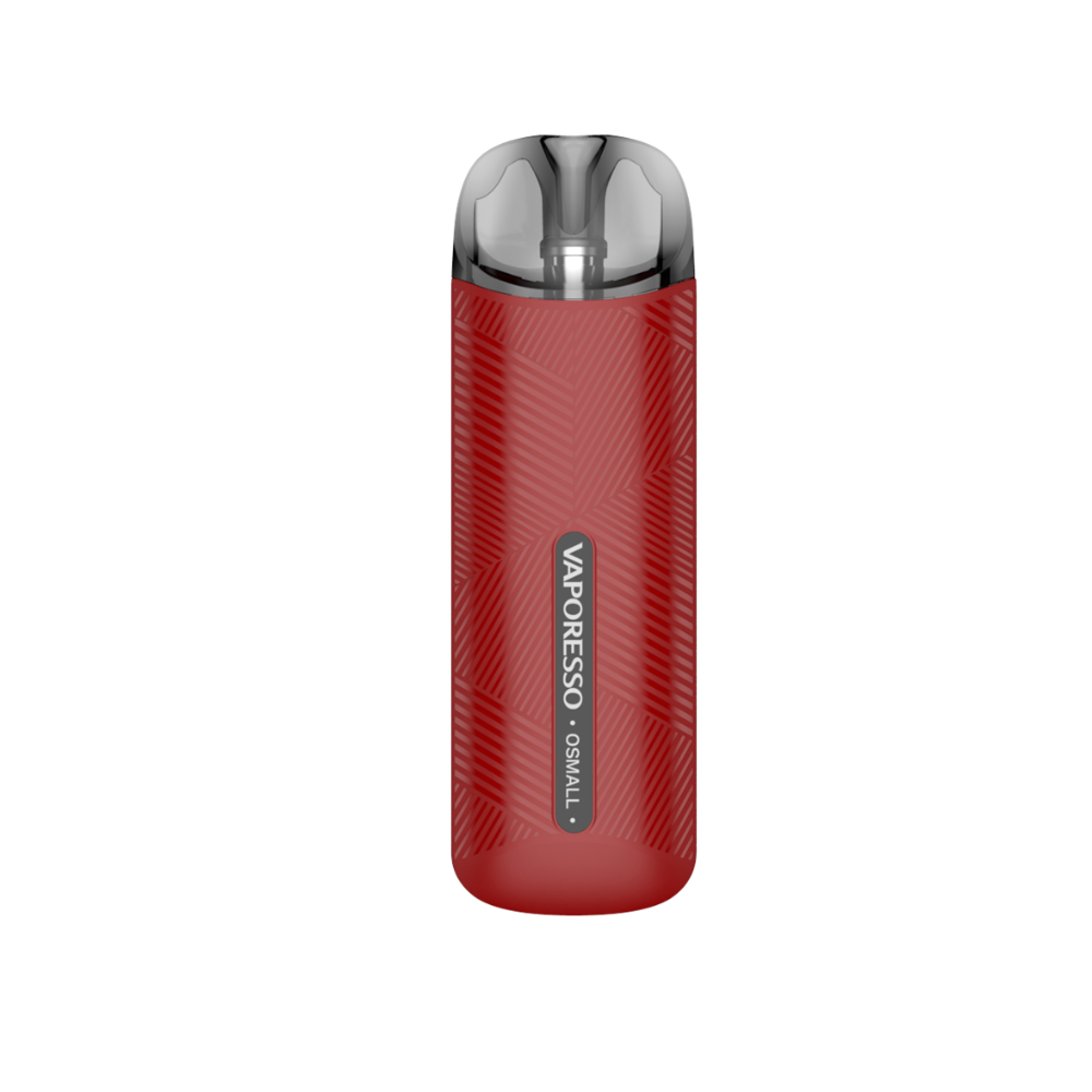 VAPORESSO OSMALL vape device in red with textured design