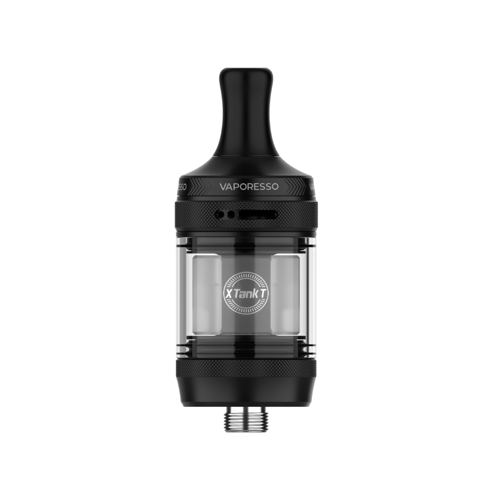 VAPORESSO Vaporesso XTank T 3ml vape tank, black, top airflow, leak-resistant, with XTank T logo
