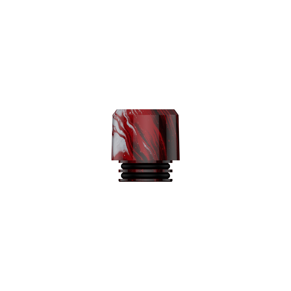 VAPORESSO VAPORESSO iTank 2 Resin Drip Tip, Red Mosaic Pattern, 810 Drip Tip