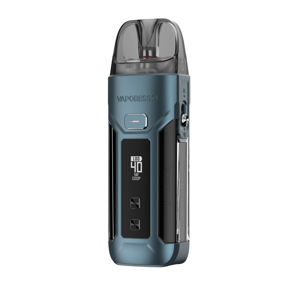 VAPORESSO LUXE X PRO vape kit in Teal, 40W Output Display