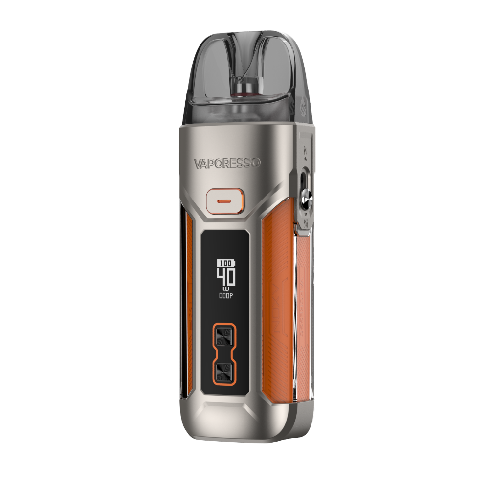 VAPORESSO LUXE X PRO Vape Kit in Silver and Orange - 40W Output