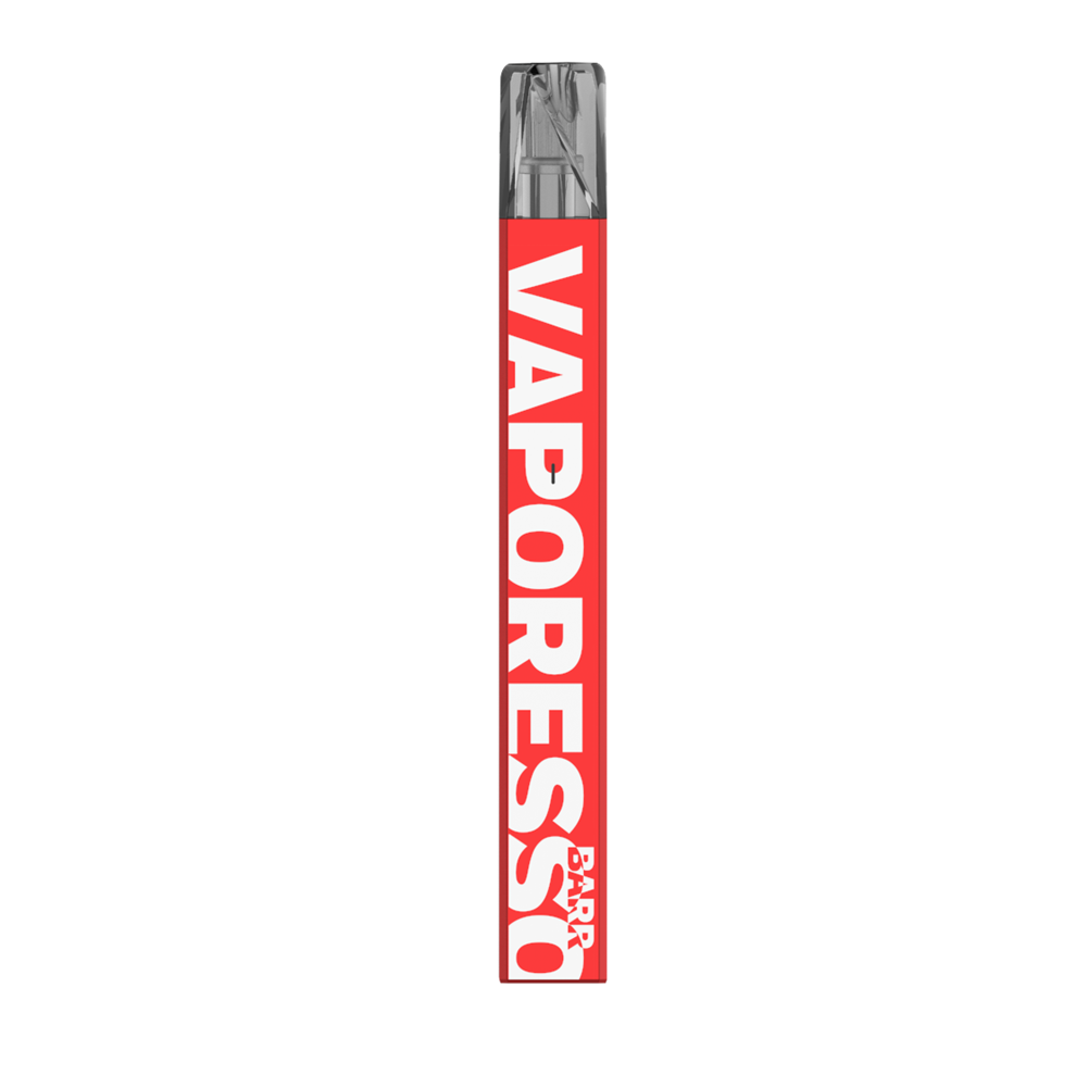 VAPORESSO VAPORESSO BARR pod vape in red, slim, and stylish design for easy vaping