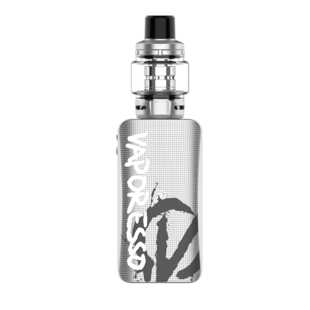 VAPORESSO Vaporesso GEN 200 vape kit in silver, featuring VAPORESSO logo. Modern vape design for DTL vaping.