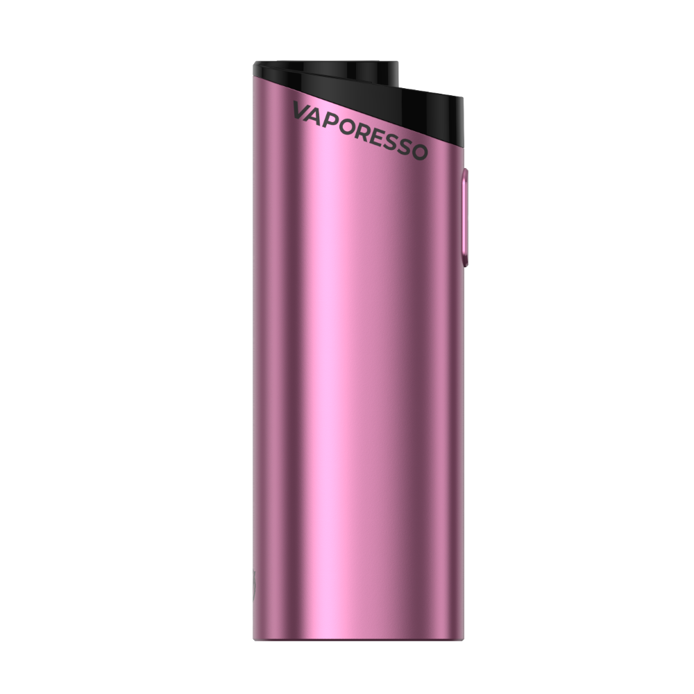 VAPORESSO GEN FIT Mod in pink. Compact MTL vaping device with stylish design and brand logo.