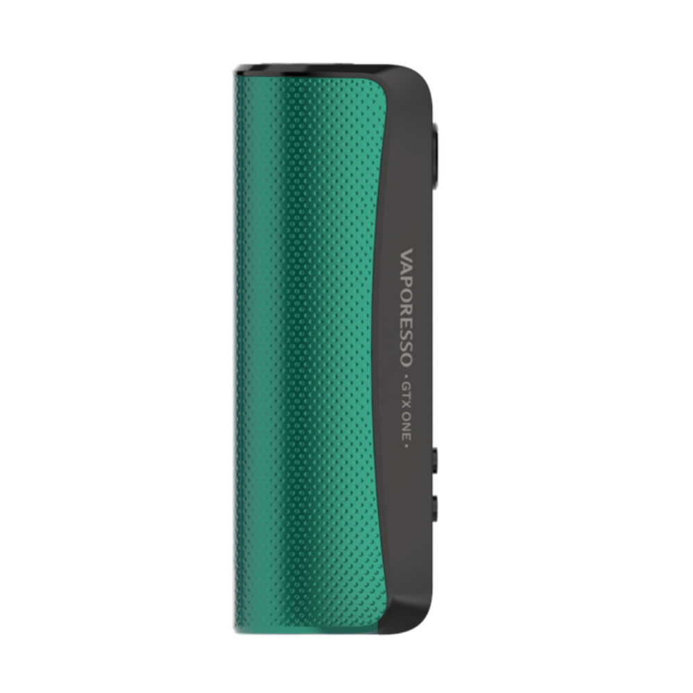 VAPORESSO Vaporesso GTX ONE Mod in emerald green. Compact vaping device with brand logo.