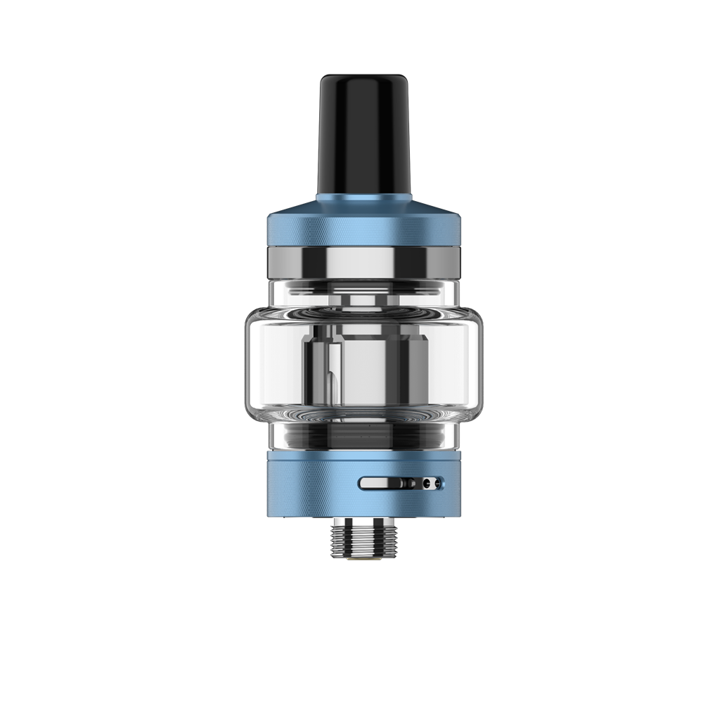 VAPORESSO Vaporesso iTank X 3.5ml vape tank, blue and silver design, bottom airflow, and top-fill.