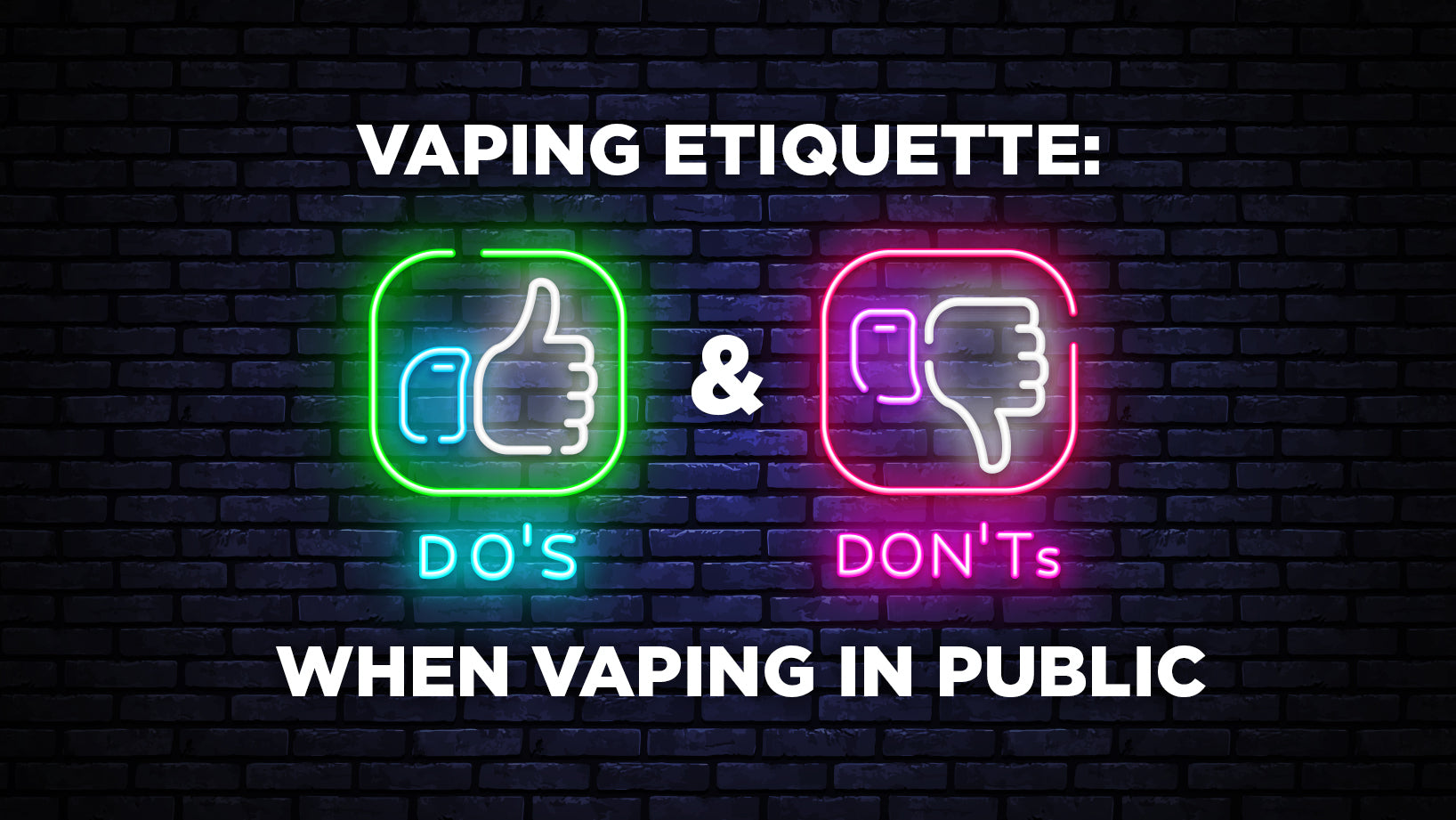 Modern Vaping Etiquette Dos and Don'ts in Public Spaces