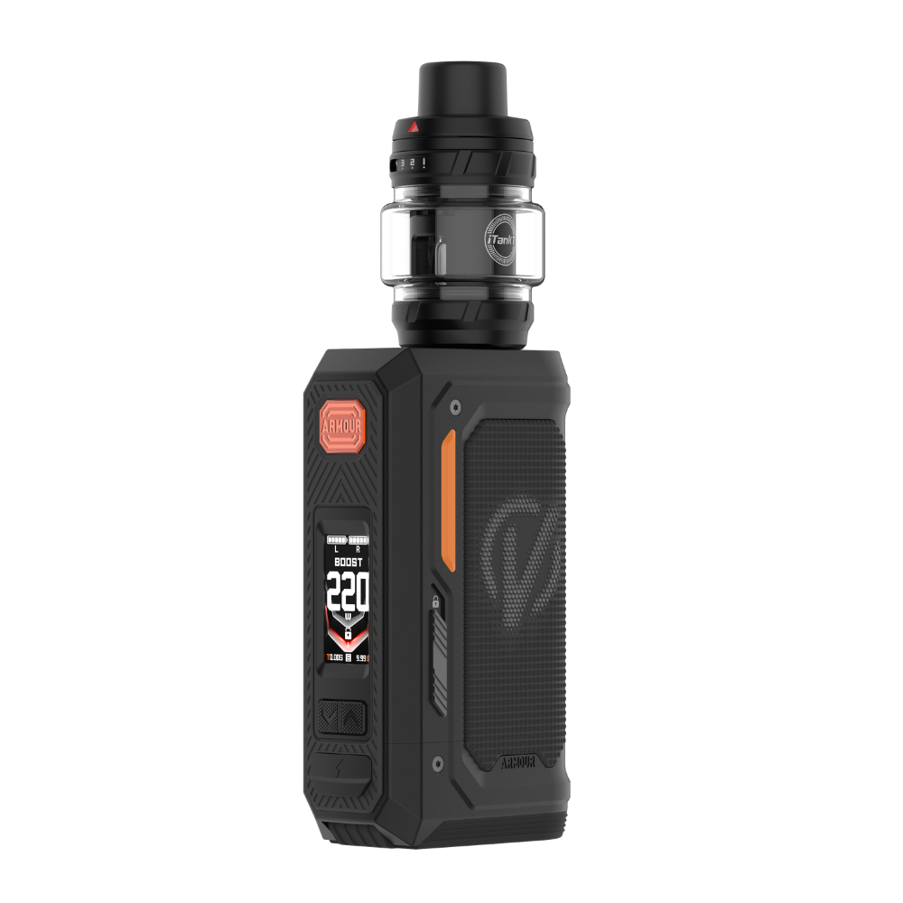 VAPORESSO ARMOUR OCTA rugged DTL kit in Dark Black