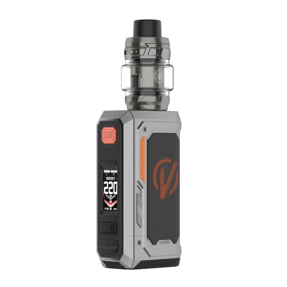 VAPORESSO ARMOUR OCTA dual 18650 box kit in Titanium Grey