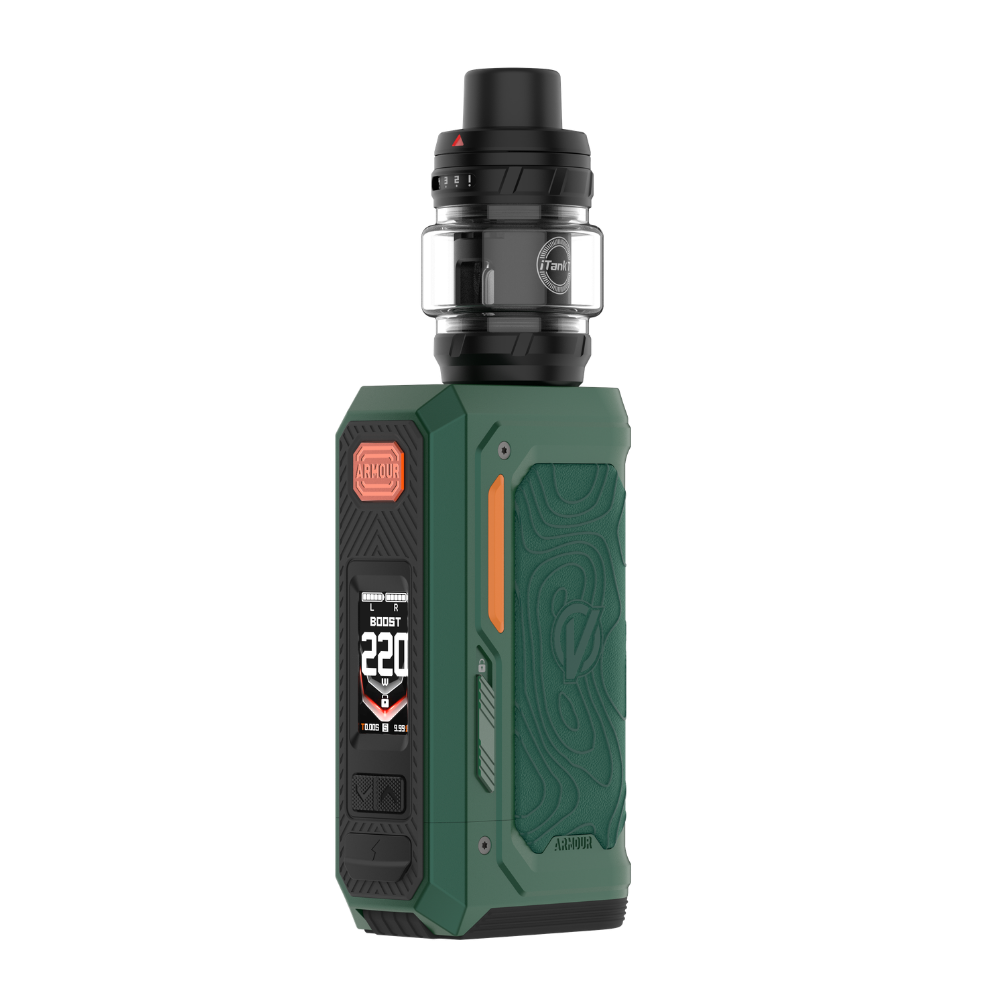 VAPORESSO ARMOUR OCTA 220W IP68 kit in Vintage Green