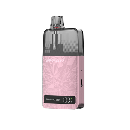 Coral pink ECO NANO PLUS product with clean minimal design