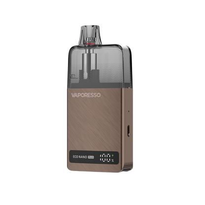 ECO NANO PLUS mocha brown packaging with minimalist design