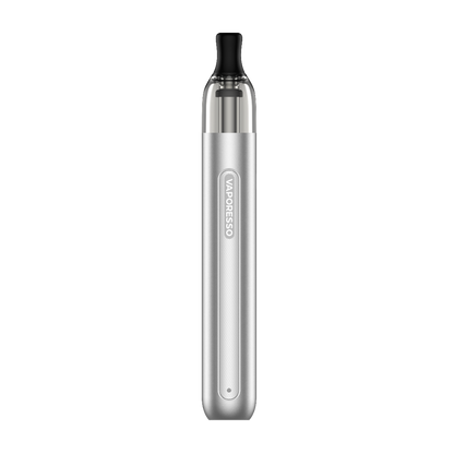 VAPORESSO ECO ONE vape pen in silver, compact design, featuring brand name