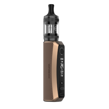 VAPORESSO GTX ONE PRO Mod Kit, copper and brown design, OLED screen, 24W output, with XTank
