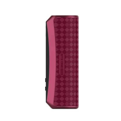 VAPORESSO GTX ONE PRO Mod in deep red with patterned grip