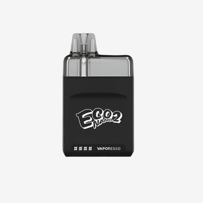 VAPORESSO ECO NANO 2 in black. Featuring the ECO NANO 2 logo and VAPORESSO branding.
