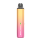 VAPORESSO VIBE SE vape device in gradient yellow to pink. Featuring one-button operation for MTL vaping, and a modern design.