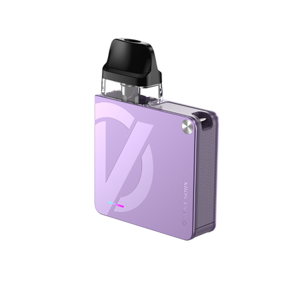 XROS 3 Nano vape in light purple. Compact VAPORESSO device with XROS branding. Stylish design and ergonomic.