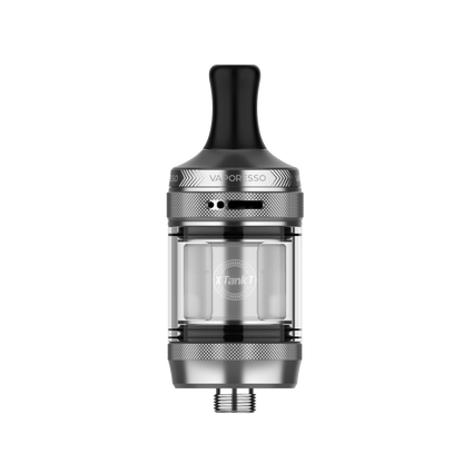 VAPORESSO XTank T (3ml). Stainless steel tank with top airflow and XTank T logo.