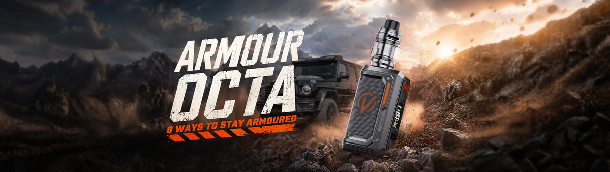 ARMOR OCTA Dual 18650 220W IP68/IP69K sæt
