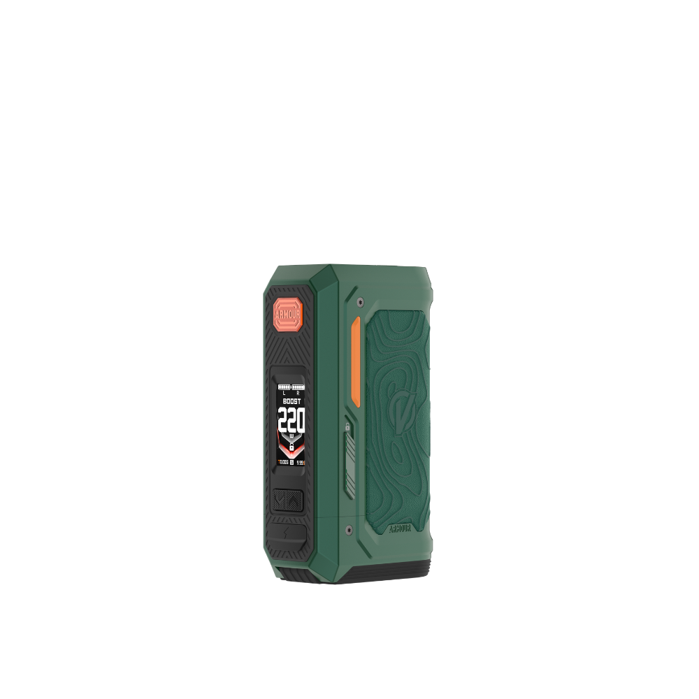 VAPORESSO VAPORESSO ARMOUR OCTA Mod 220W dual-18650 DTL box in Vintage Green