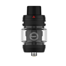 VAPORESSO iTank T (6ml) with clear glass and black accents, featuring the iTank T logo