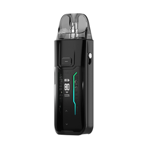 VAPORESSO LUXE XR MAX pod mod in black with digital display, 80W output and AXON chip