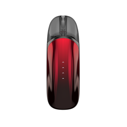 VAPORESSO ZERO 2 Pod System in red, sleek design, modern vaping device with indicator lights